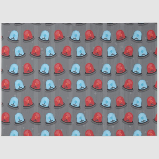 Papel De Seda Más diseño de series policiales 3 (Anverso)