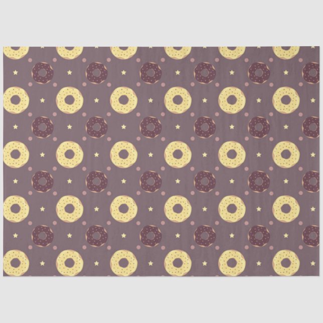 Papel De Seda Más Serie de Donas Diseño 23 (Anverso)