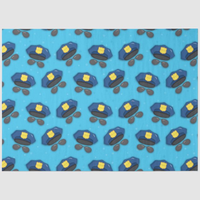 Papel De Seda Más Serie de Policía Diseño 16 (Anverso)