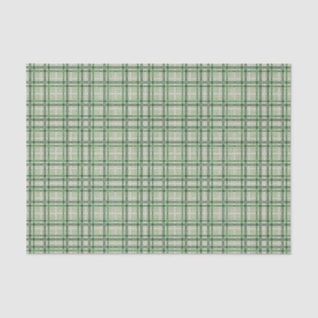Papel De Seda Masa de bosque verde (Anverso)