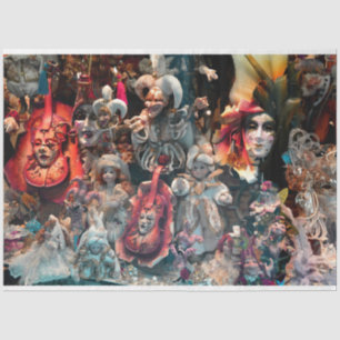 Papel De Seda Máscara de disfraces de carnaval de mascarada 15 d