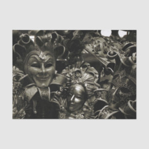 Papel De Seda Mascarada oscura