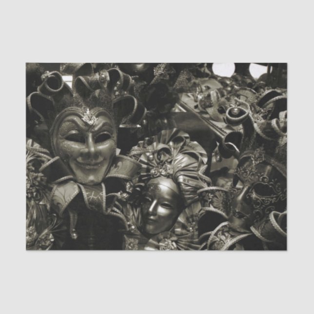 Papel De Seda Mascarada oscura (Anverso)