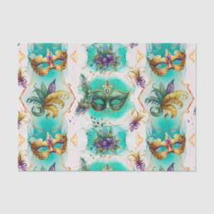 Papel De Seda Máscaras de Diversión Mardi Gras
