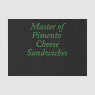 Papel De Seda Master Of Pimento Cheese Sandwiches Funny Golf