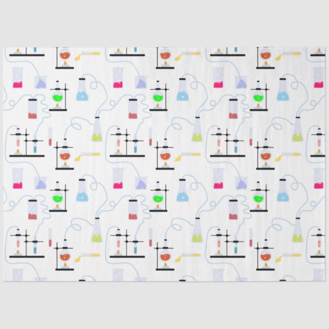 Papel De Seda Materia de la escuela de laboratorio de ensayos ci (Anverso)