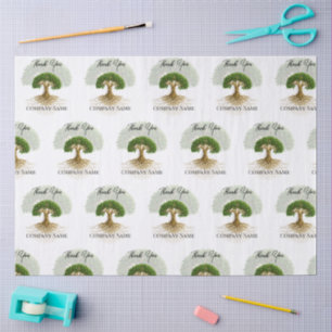 Papel De Seda Material promocional del logotipo de negocios del 