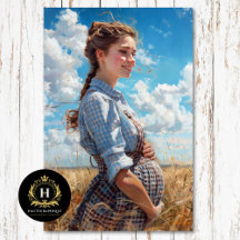 Maternidad de la pradera sonriente | Decoración rú