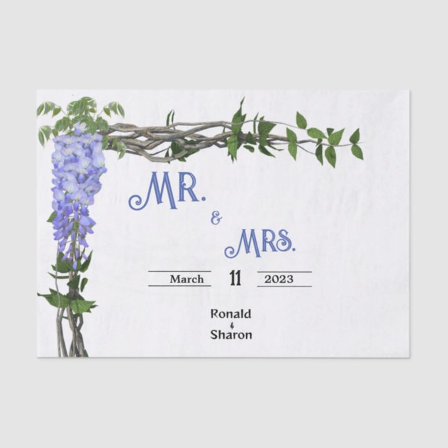 Papel De Seda Matrimonio (Anverso)