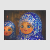 Matryoshka Doll Tissue Paper