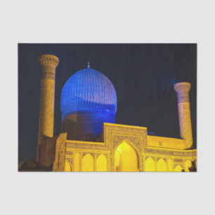 Papel De Seda Mausoleo de Amir Timur - Samarkand, Uzbekistán