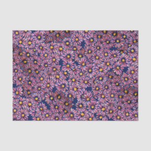 Papel De Seda Mauve Moody Daisies