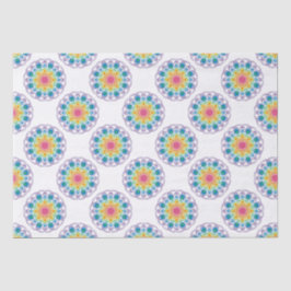 Papel De Seda Máxima fuente arcoíris floral Polka Dot Craft