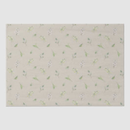 Papel De Seda May Birth Month Flower Hawthorn Lily Del Valle