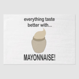 Papel De Seda Mayonnaise Sauce Food Funny Mayonnaise