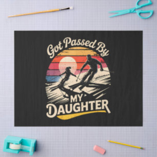 Papel De Seda Me Adelantó Mi Hija Divertido Esquiador Amante Del