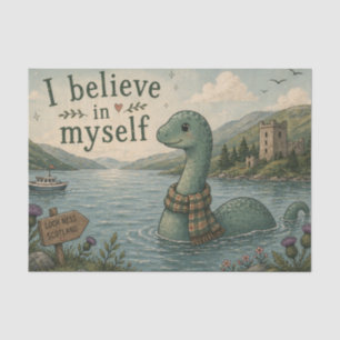Papel De Seda Me creo un caprichoso Monstruo del Lago Ness