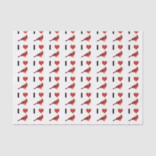 Papel De Seda Me encantan los cardenales