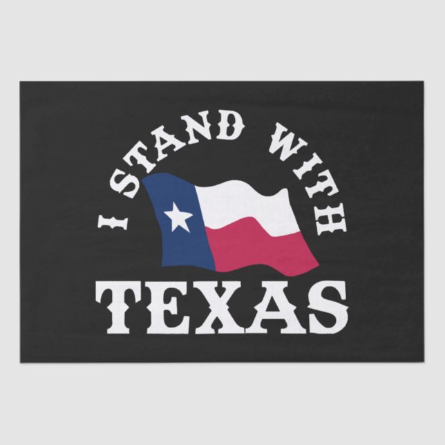 Papel De Seda Me mantengo con Texas (Anverso)