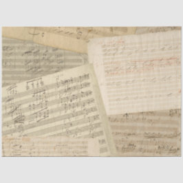 Papel De Seda Medalla de manuscrito de Beethoven Music