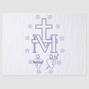 Papel De Seda Medalla de Nuestra Señora de las Gracias