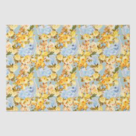 Papel De Seda Medallones y Rosas