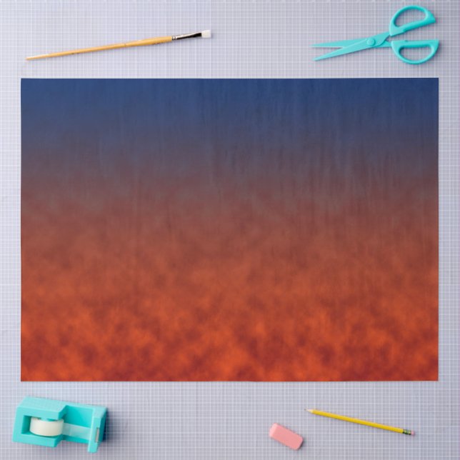 Papel De Seda Medianoche Caída de las Brasas (Artesanía)