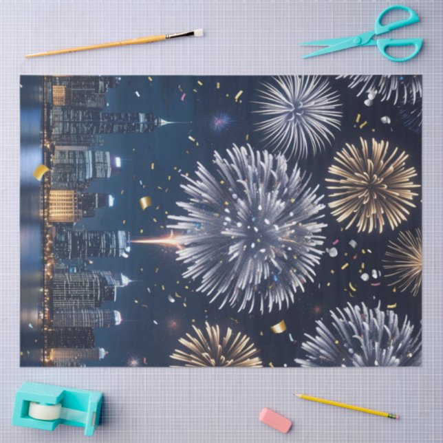Papel De Seda Medianoche en el cielo (Artesanía)