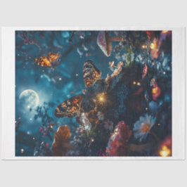 Papel De Seda Medianoche Moth Mushroom