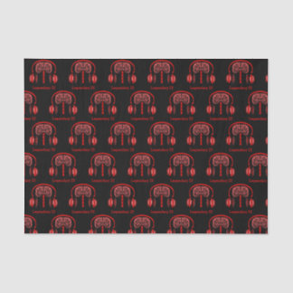 Papel De Seda Médica Brain Tejido Escuchando música