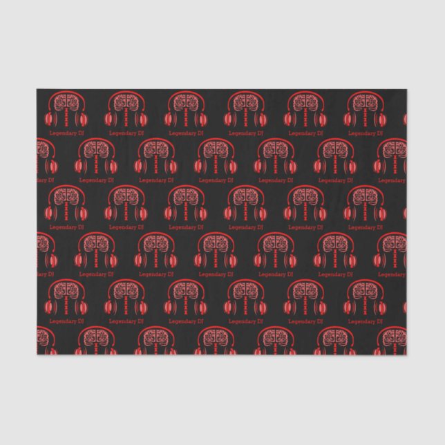 Papel De Seda Médica Brain Tejido Escuchando música (Anverso)