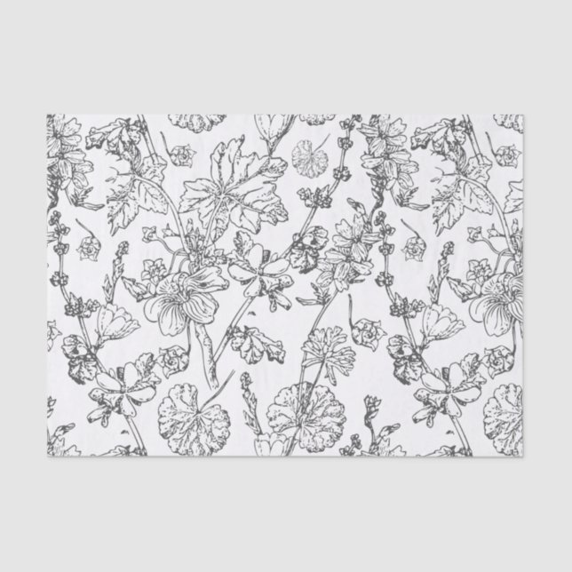 Papel De Seda Medicamento Medicinal Cosmético Ti De Flor Silvest (Anverso)