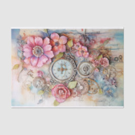 Papel De Seda Medios mixtos en vivos y divertidos Rosa