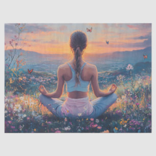 Papel De Seda Meditación Serena al Amanecer (4)
