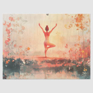 Papel De Seda Meditación Serena al Amanecer (7)