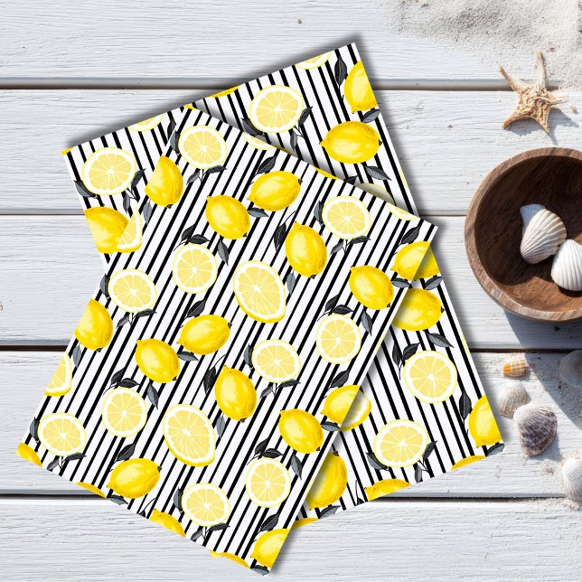 Papel De Seda  Mediterranean Lemon Botanical Tissue Paper (Subido por el creador)