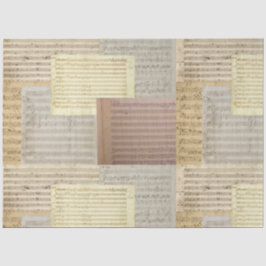 Papel De Seda Medley Mozart Music Manuscript