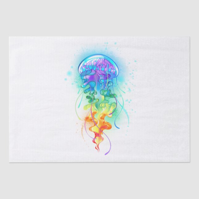 Papel De Seda Medusa arcoíris (Anverso)