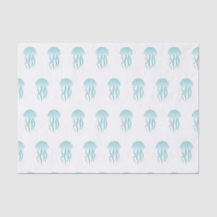 Papel De Seda Medusas azules - papel seda