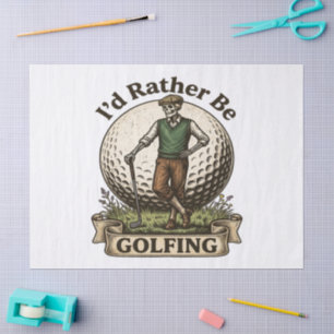 Papel De Seda Mejor estaría jugando golf