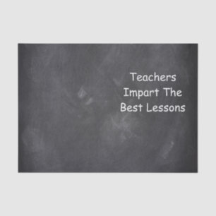 Papel De Seda Mejor Lecciones Mejor Idea de Regalo de Chalkboard