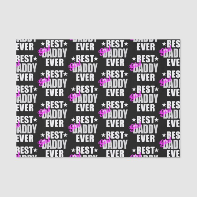 Papel De Seda Mejor patrón de papi Chica (Anverso)