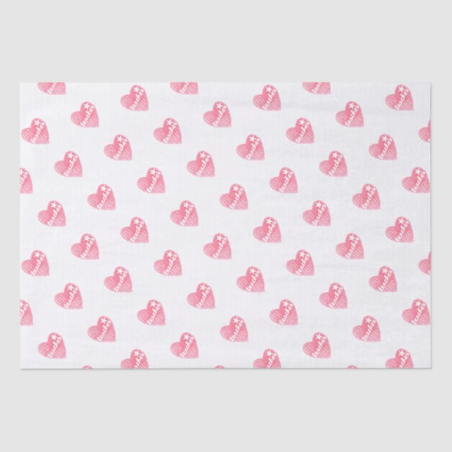 Papel De Seda mejor regalo de apreciación del profesor (Anverso)