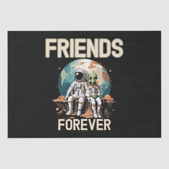Papel De Seda Mejores Amigos Para Siempre  (Anverso)