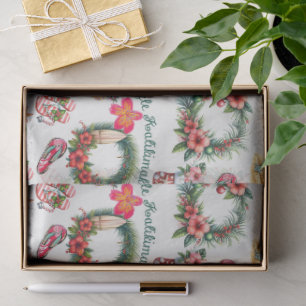 Papel De Seda Mele Kalikimaka en la playa
