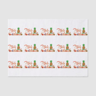 Papel De Seda Mele Kalikimaka La piña hawaiana