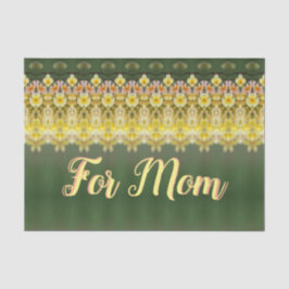 Papel De Seda Melocotón dulce y amarillo mantequilla