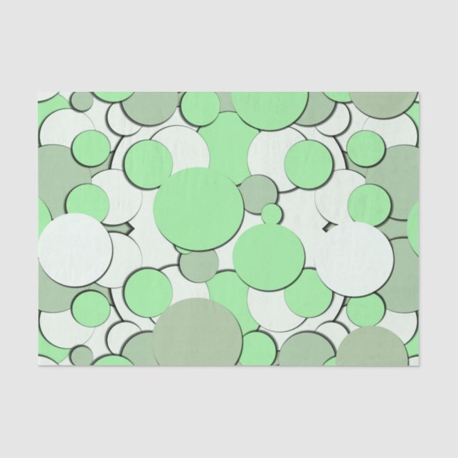 Papel De Seda Melón Verde Monocromo (Anverso)