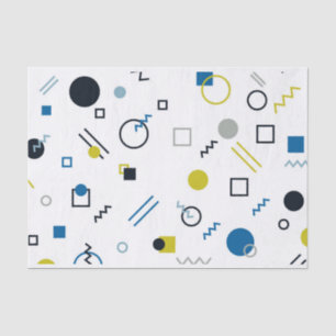 Papel De Seda Memphis, arte geométrico moderno, moderno y modern