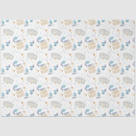 Papel De Seda Menorah Hanukkah